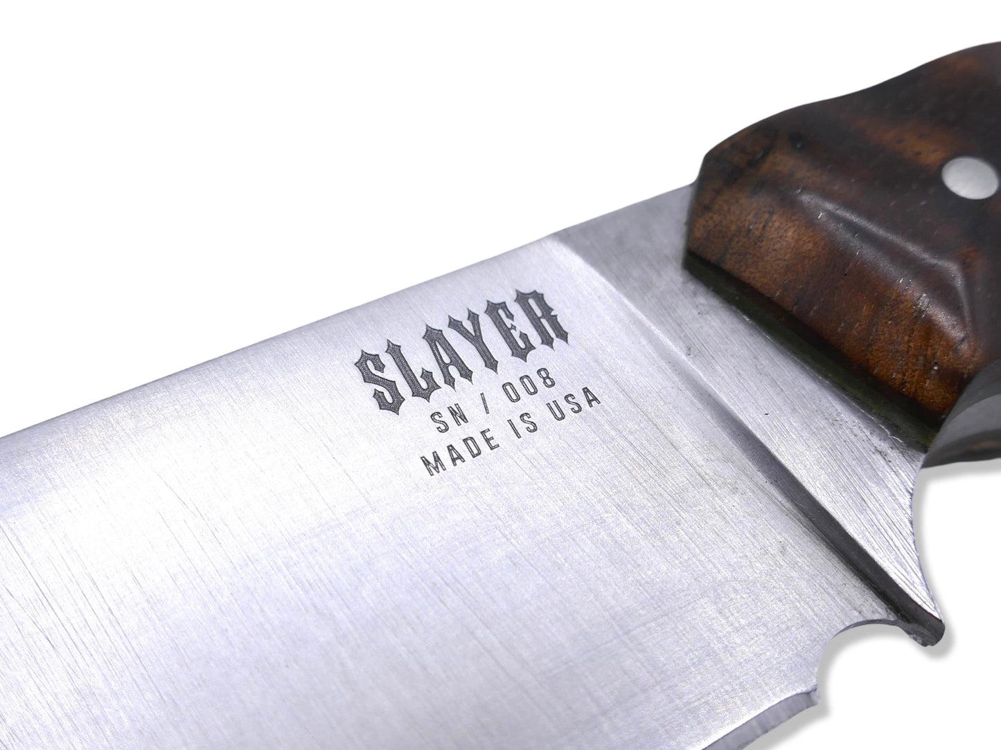 Slayer Mini - Satin / Hawaiian Koa Scales / OD Green G-10 Liner