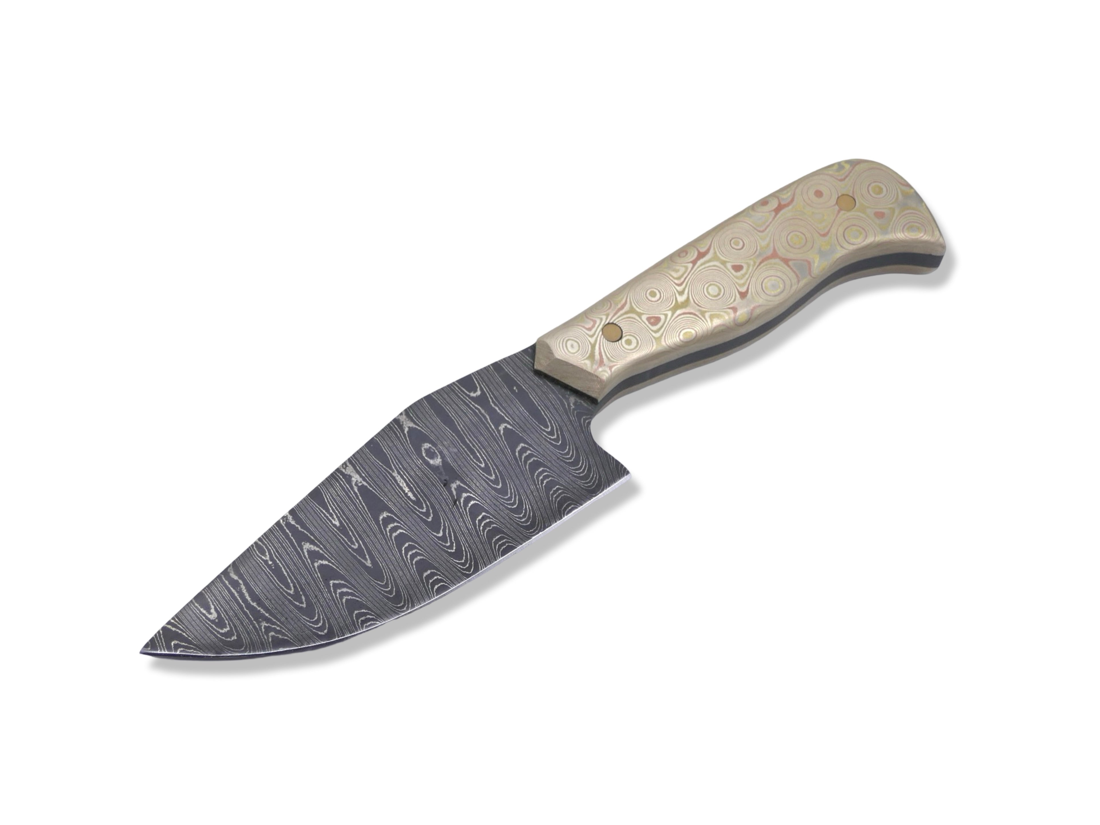 Mini Hammerhead - Vegas Forge Stainless Ladder Damascus / Mokume Handle