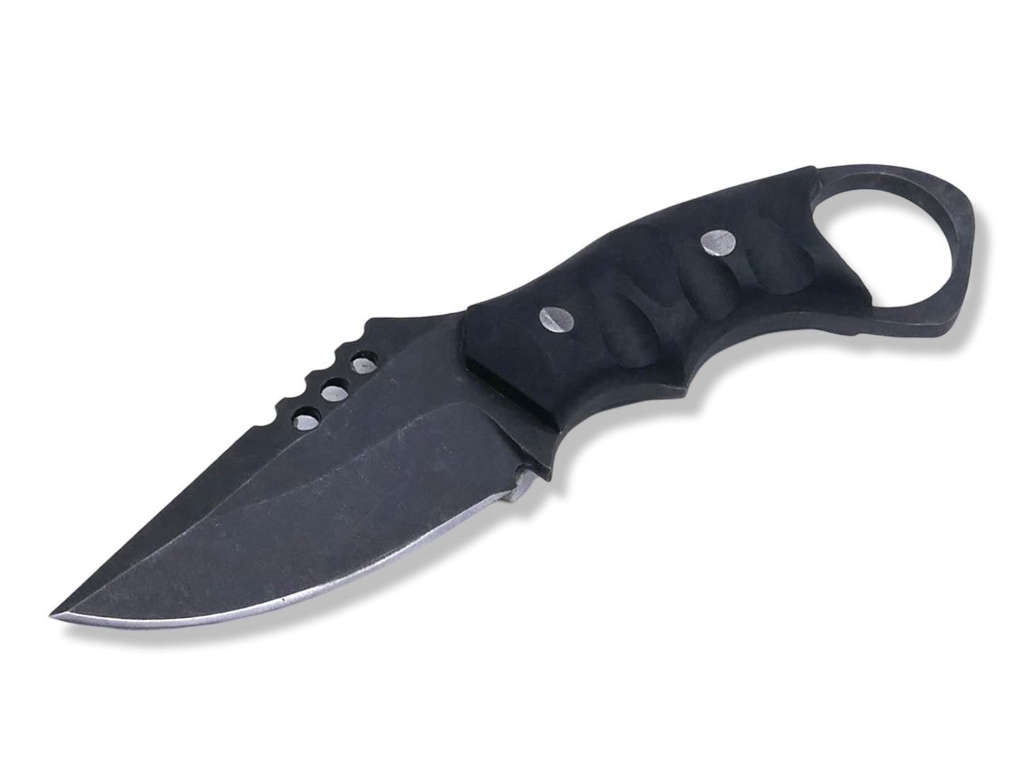 IRON WOLF - Dark Stonewash / Alumalite Black Handle