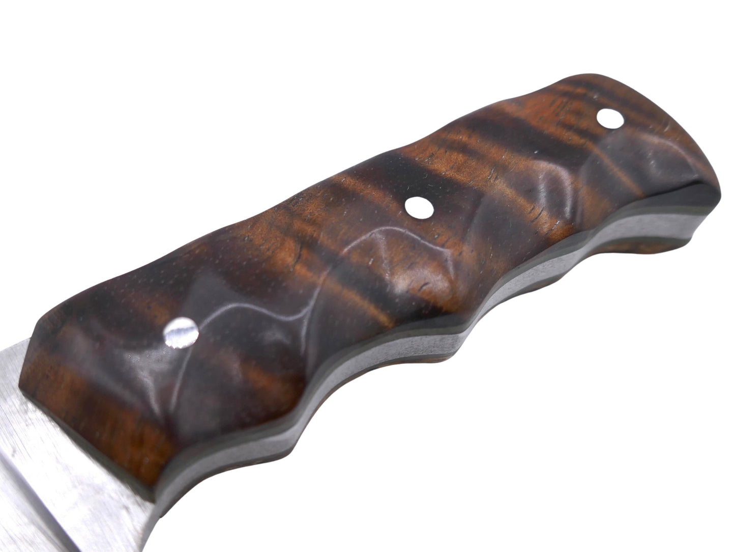 Slayer Mini - Satin / Hawaiian Koa Scales / OD Green G-10 Liner