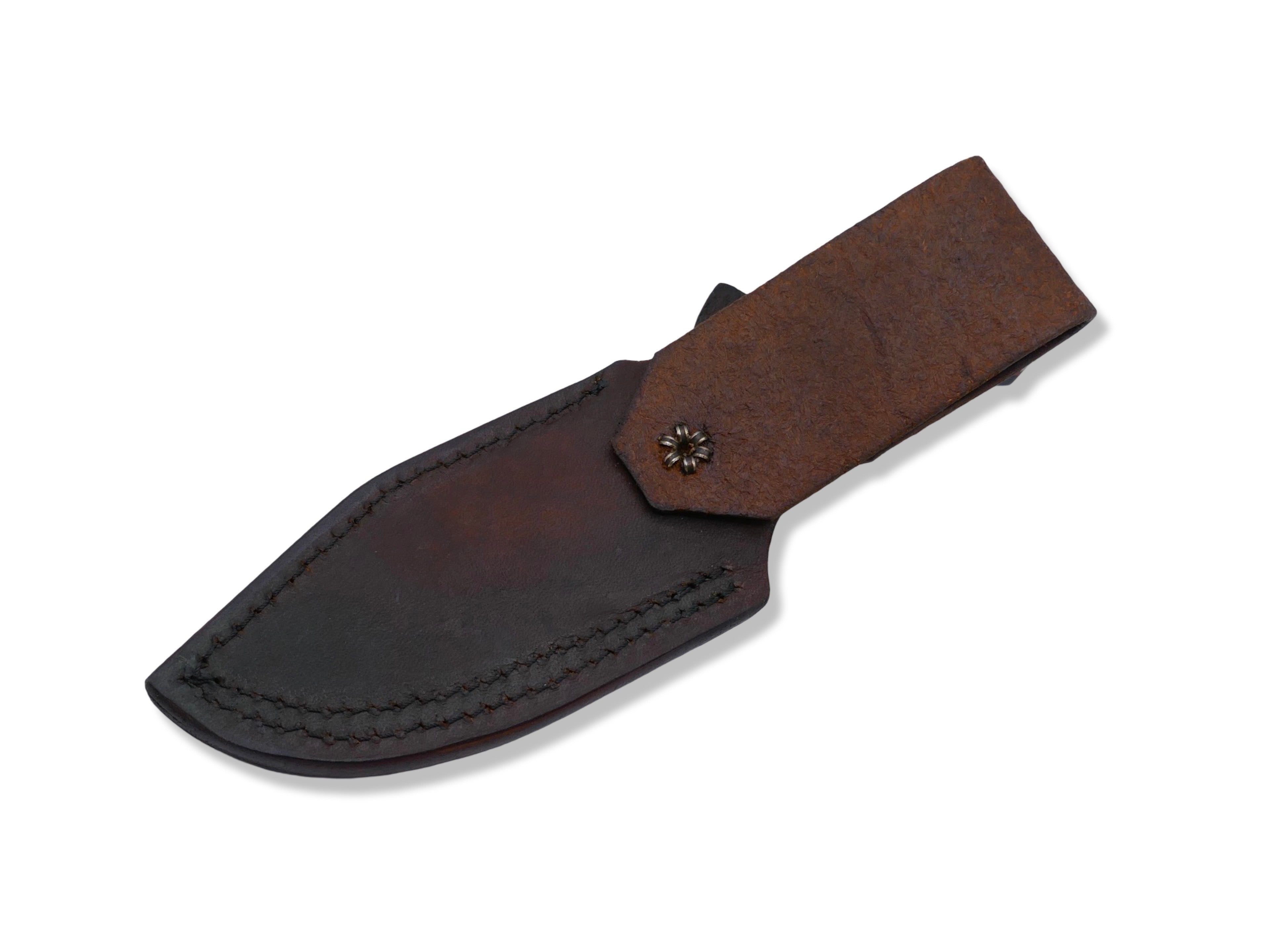 MINI SLAYER - Black G-10 / Iron Wood Inlay / Orange G-10 Liner