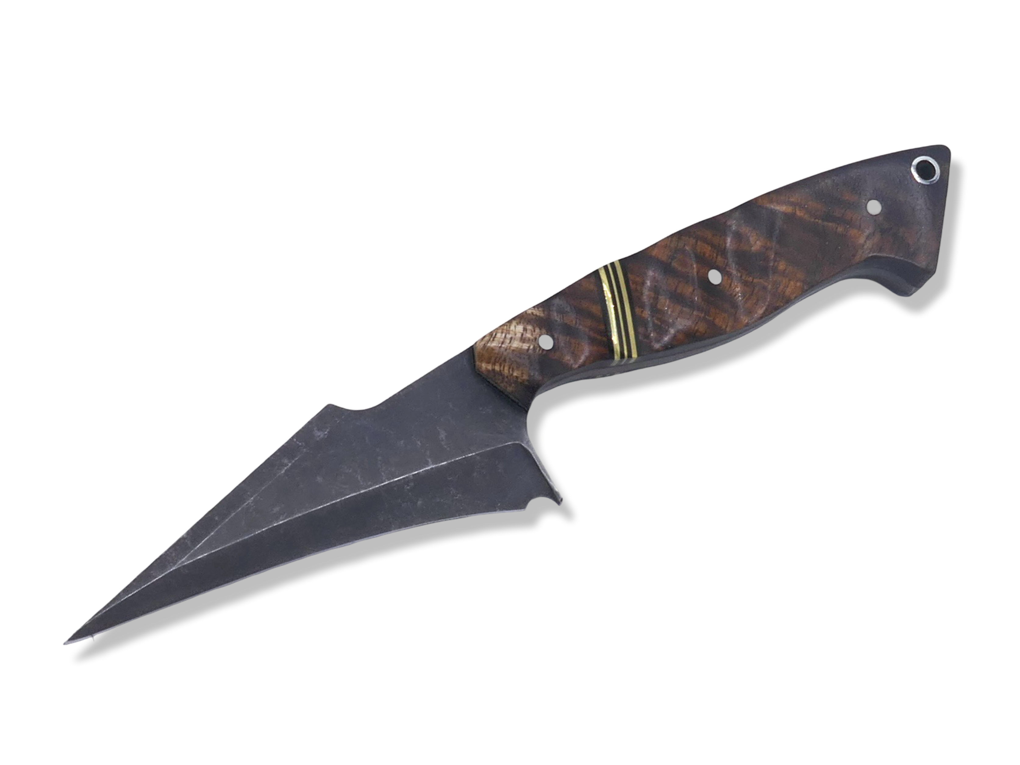 Kreaper Custom 1 of 1 -  Hawaiian Koa / Triple Brass Split