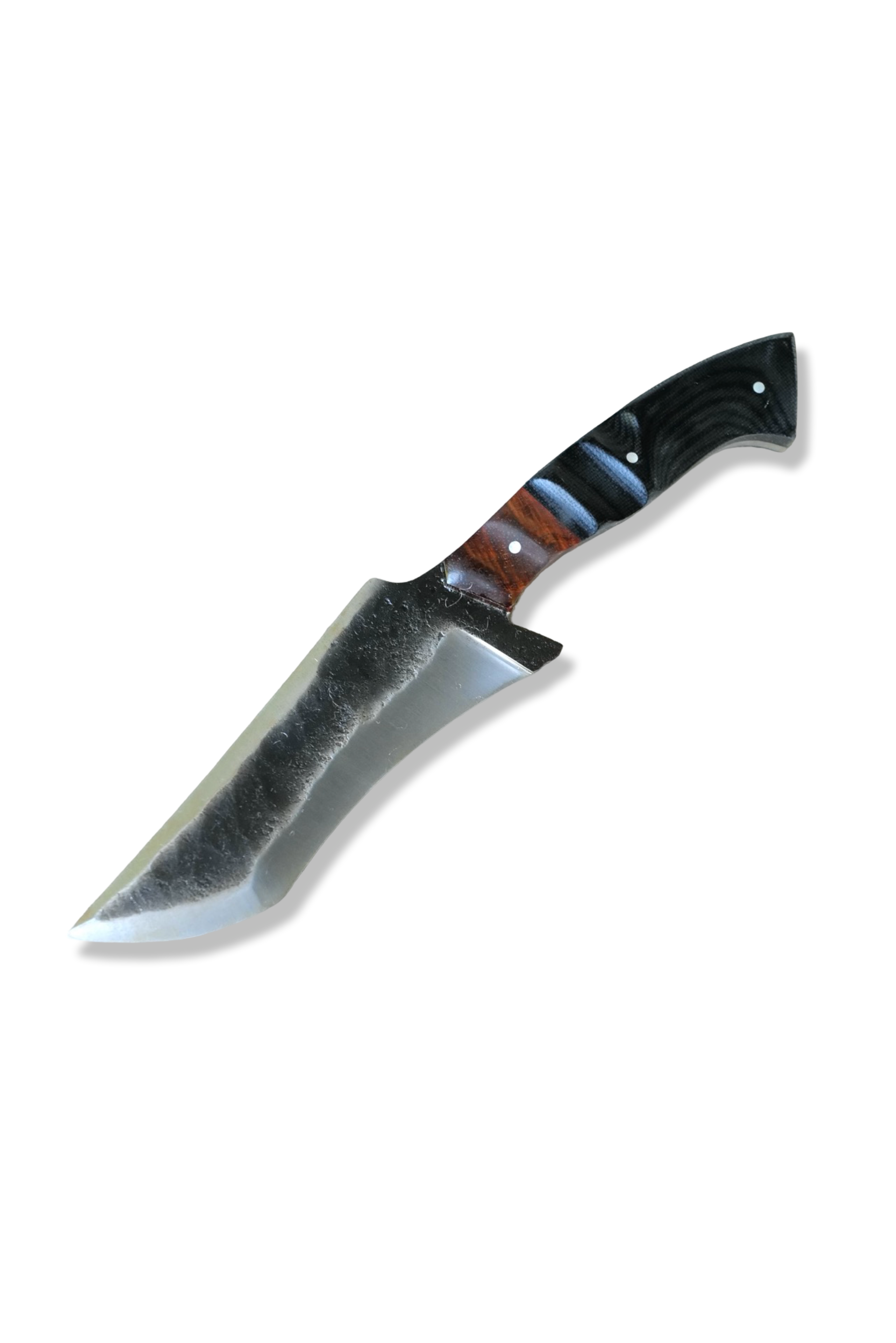 Forged Compound Destroyer - Hawaiian Koa / Black Micarta / Black G-10 Liner