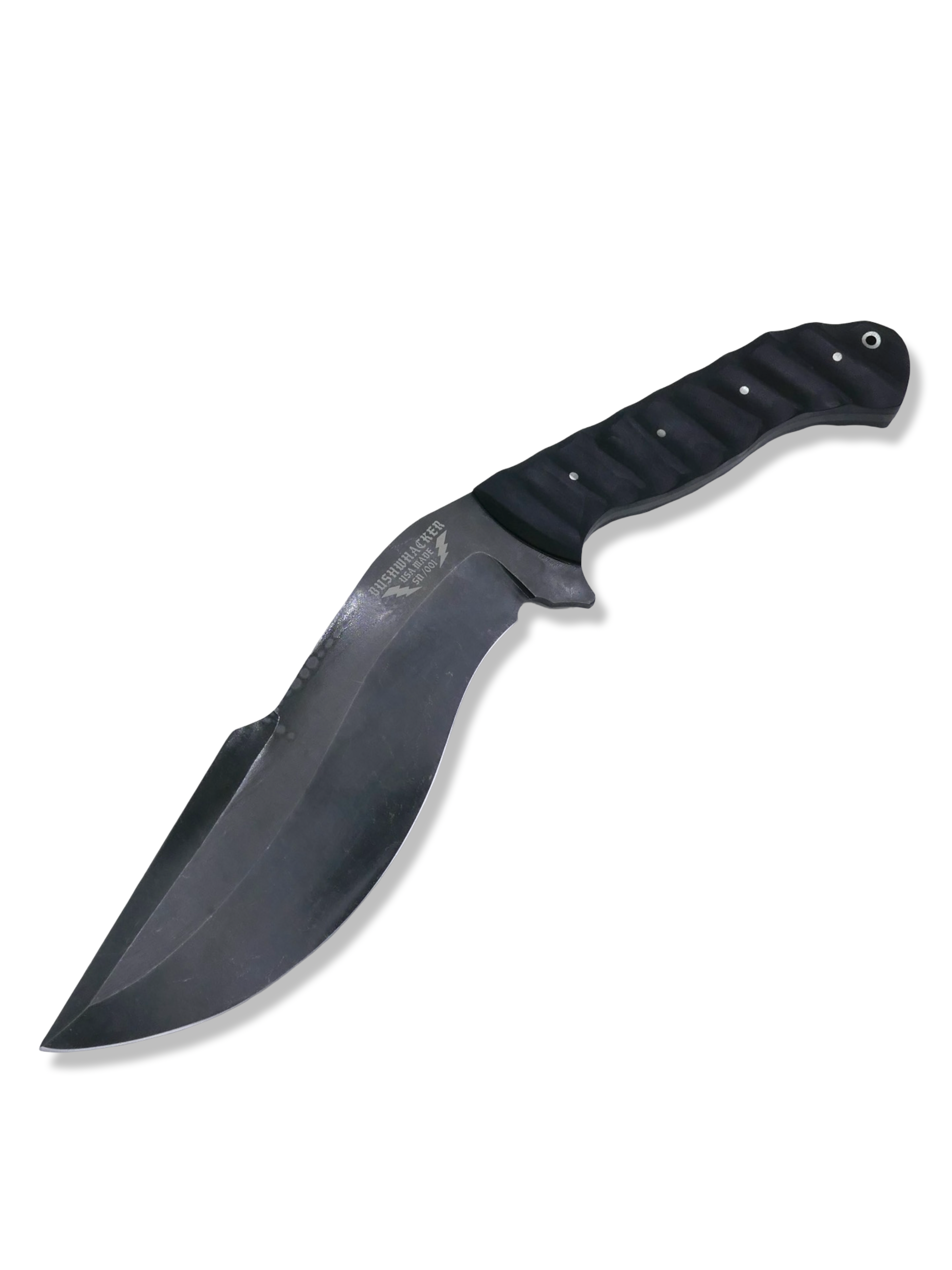 Bush Whacker Custom - Dark Stonewash / Black G-10 Handle