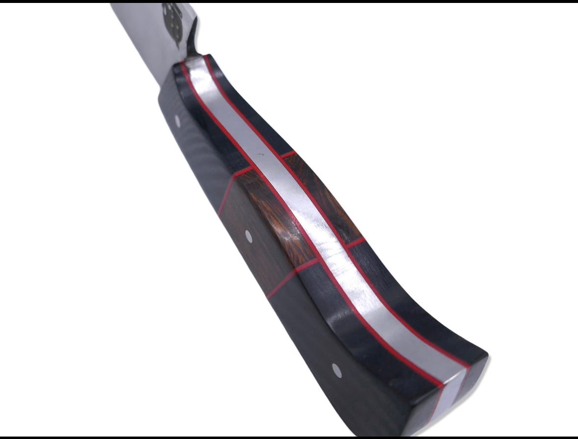 Hammerhead - Black G-10 / Ironwood Inlay / Red G-10 Liners